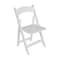Flash Furniture Holden Commercial Grade White Solid Wood Folding Dining Chair ZH-8005-3-WHT-GG - alternate 1